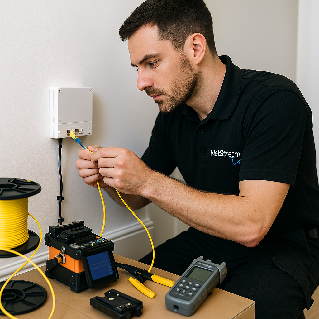 GreenNET IE fibre installation